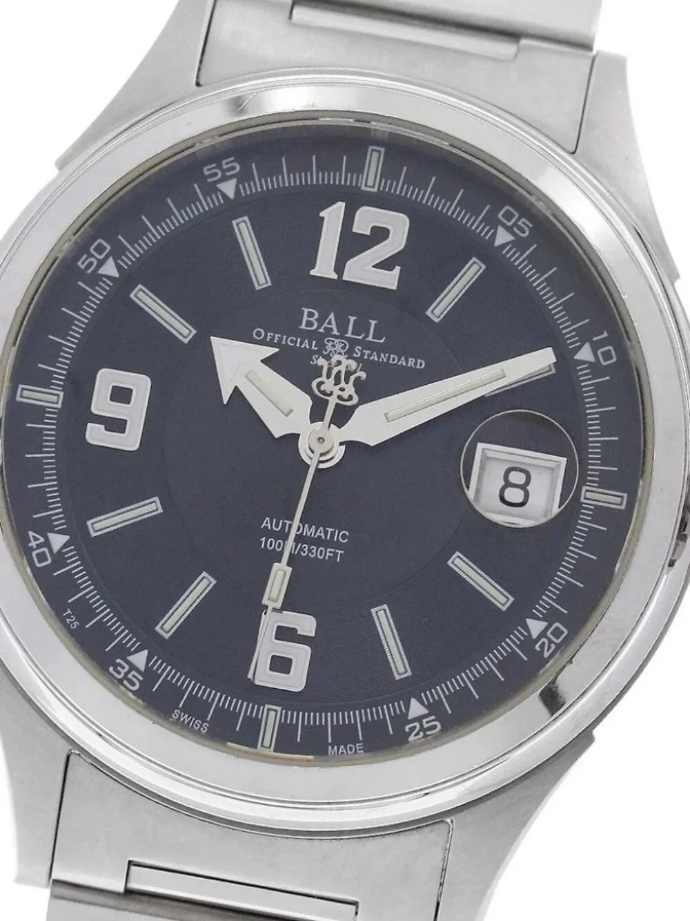BALLWATCH Stokeman Racer NM2088C-SJ-BKWH Date black Dial Automatic Men's_972386